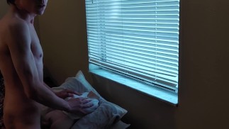 Quickie fuck with my sex doll and cum inside