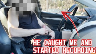 CAUGHT IN PUBLIC WHILE I WAS MASTURBATING AND HE RECORDED ME