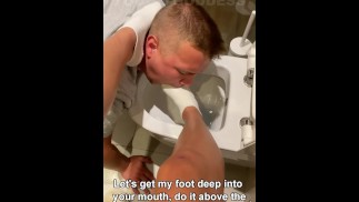 Foot Domination Teaser 15 - OnlyFans and Fansly: ygfoot - worship sniff lick trampling boot shoes