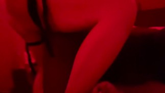 Mommy pegging daddy ass hard while he moans for more