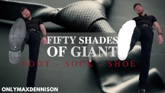 Macrophilia - fifty shades of giant foot sock shoe