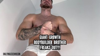 Giant growth - bodybuilder freaks freaks out