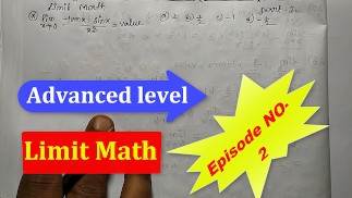 Advance Limit math exercises Teach By Bikash Educare episode no 2