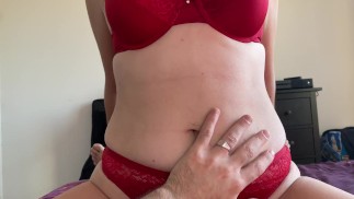 I fuck him in my new underwear!