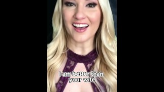 Blonde Goddess Julia Robbie Ruins Your Marriage in Homewrecking Mind Fuck