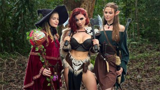 D&D The Adventure of the Elf with God Eros (ArinaFox, Sweetie Fox, Diana Rider)