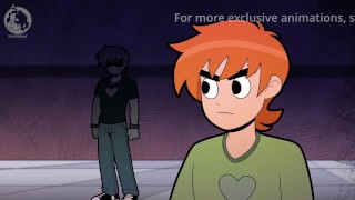 Scott takes "Go fuck yourself" to a whole new level (Scott Pilgrim)[Gay Cartoon Hentai]
