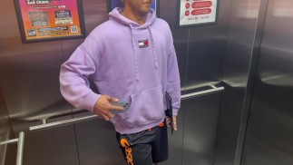 Backpacker Flirts with a Stranger in the Elevator – Things Escalate Quickly!