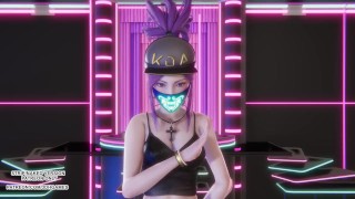 [MMD] NMIXX - DASH Akali Sexy Kpop Dance League of Legends Hentai